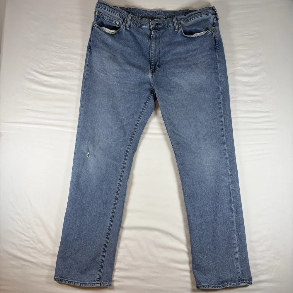 Levi's 514 Straight Fit Jeans‎ Mens 40x32 Blue Denim Premium Casual Classic